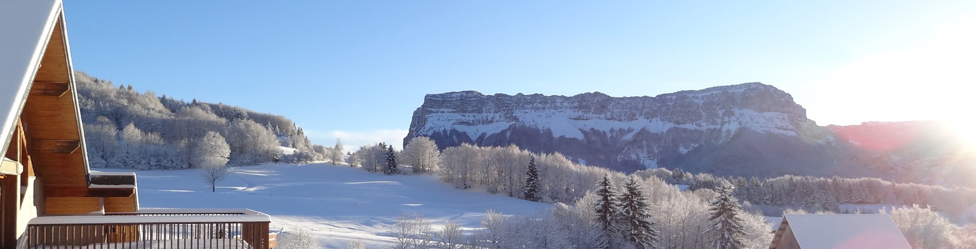 Webcam de l'Espace nordique des Entremonts en Chartreuse