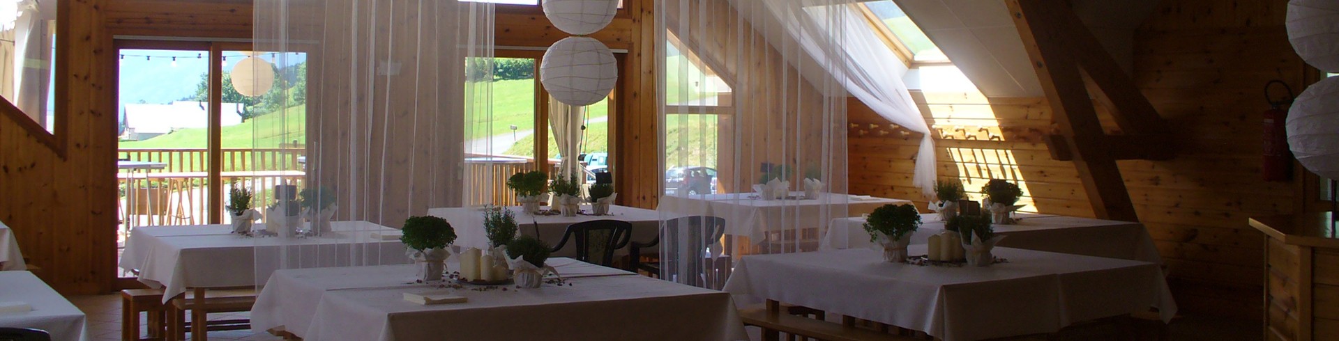 Repas groupes du Gîte d'étape et de séjour en CHARTREUSE